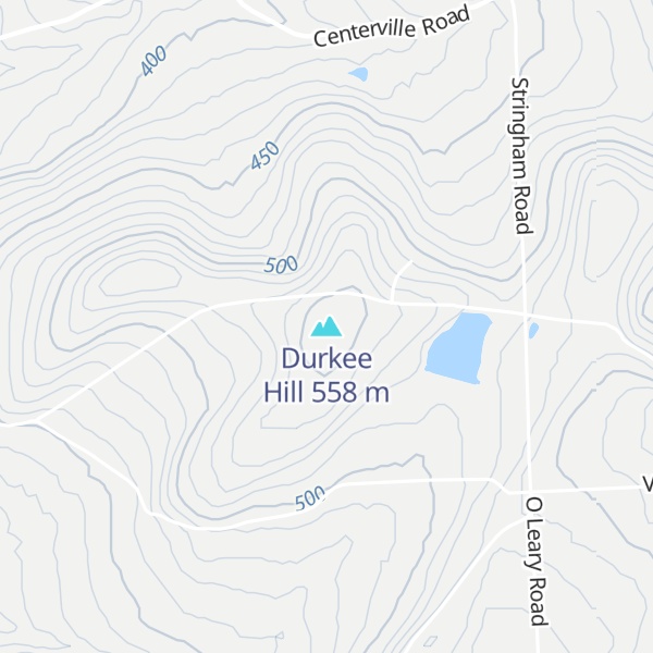 Map of Durkee Hill