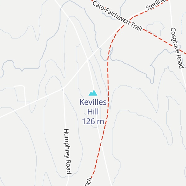 Map of Kevilles Hill