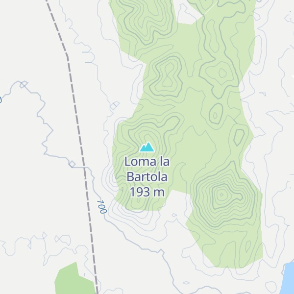 Map of Loma la Bartola