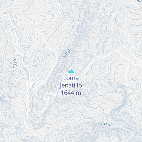 Map of Loma Jenatillo