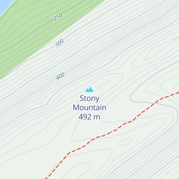 Map of Stony Mountain