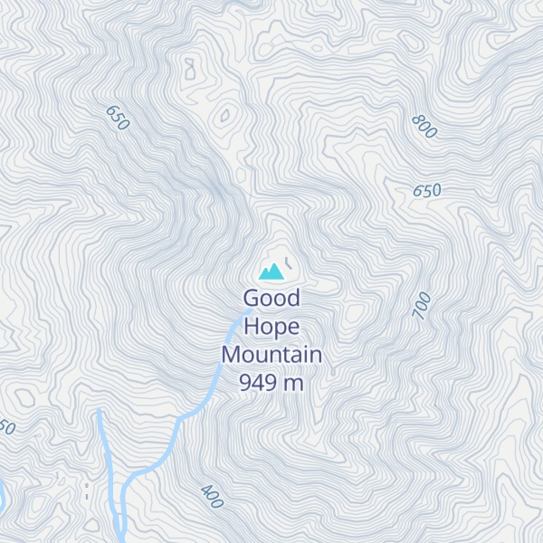 Map of Good Hope Mountain
