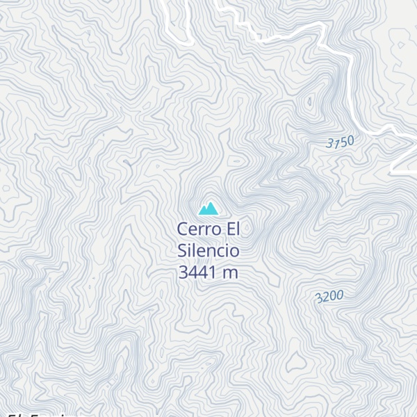 Map of Cerro El Silencio
