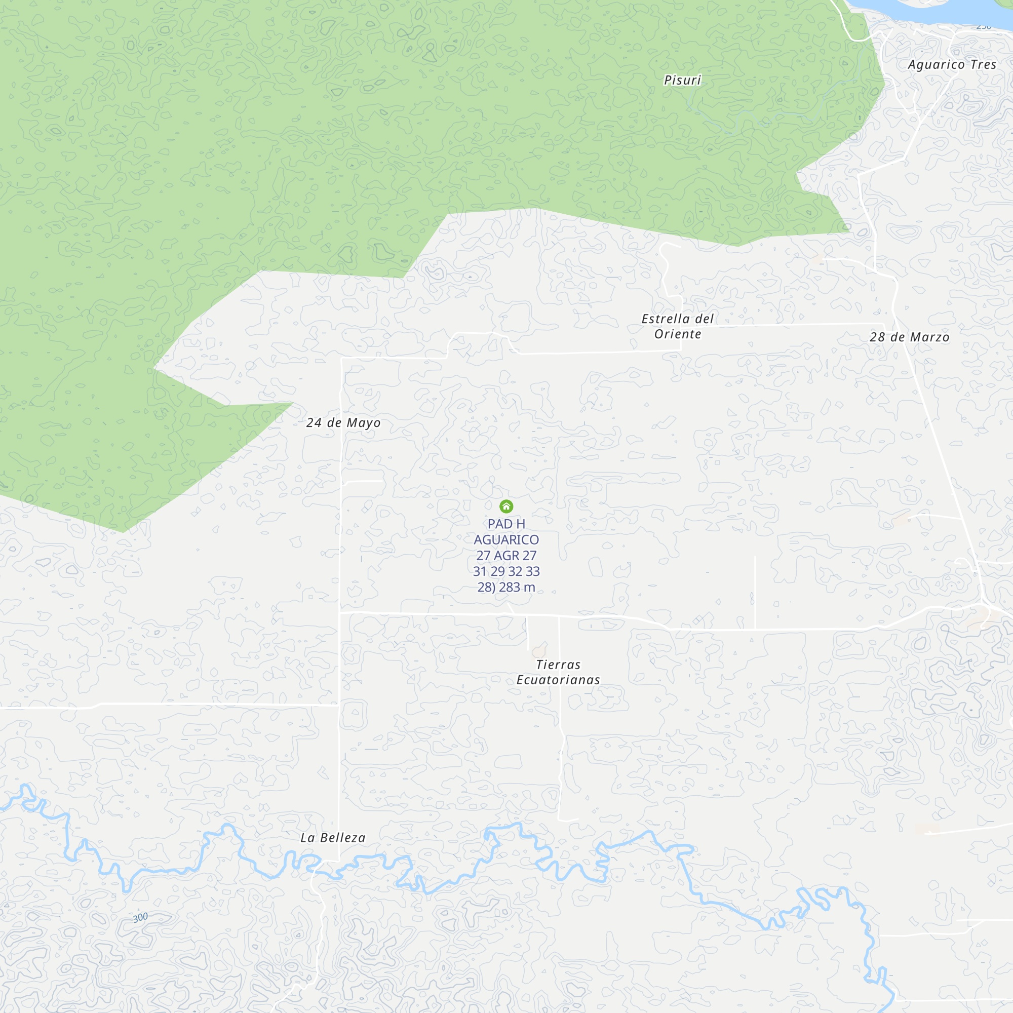 PAD H AGUARICO 27 AGR 27 31 29 32 33 28) map