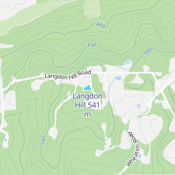 Map of Langdon Hill