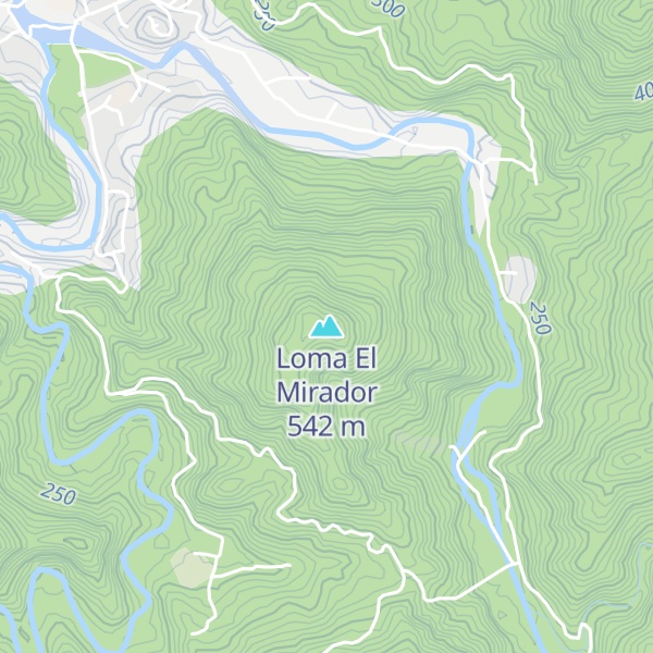 Map of Loma El Mirador