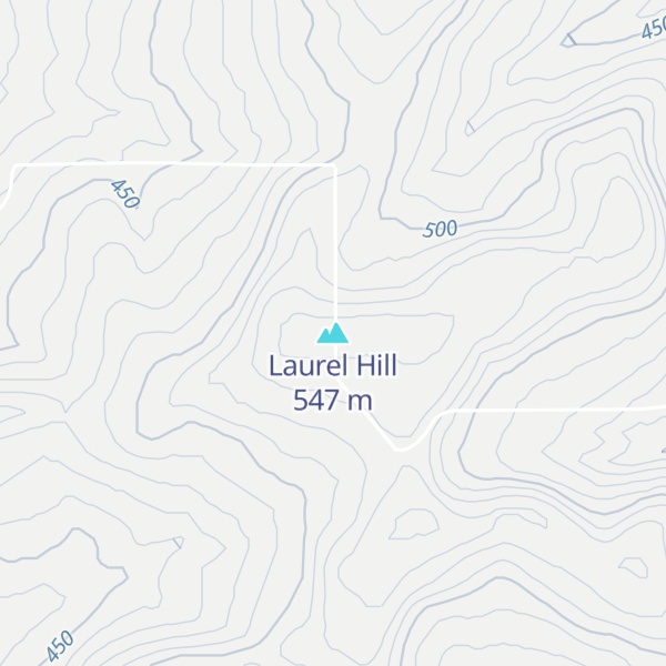 Map of Laurel Hill