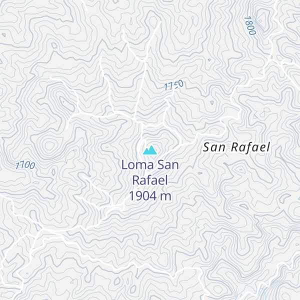 Map of Loma San Rafael