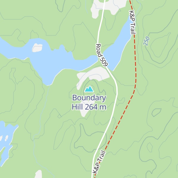 Map of Boundary Hill