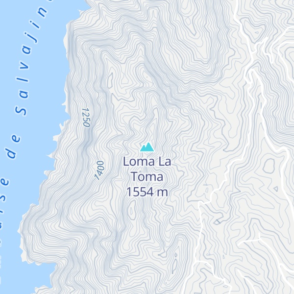 Map of Loma La Toma