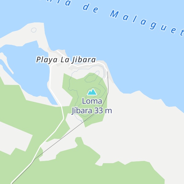 Map of Loma Jíbara