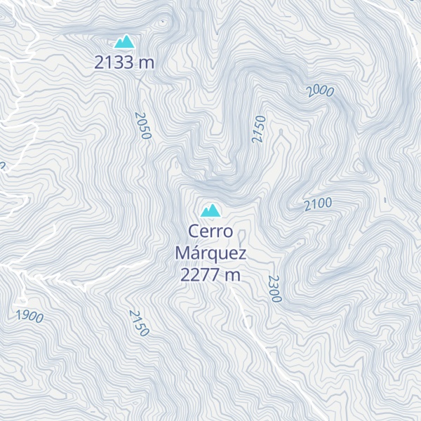 Map of Cerro Márquez