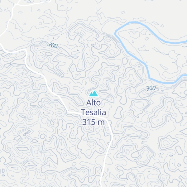 Map of Alto Tesalia
