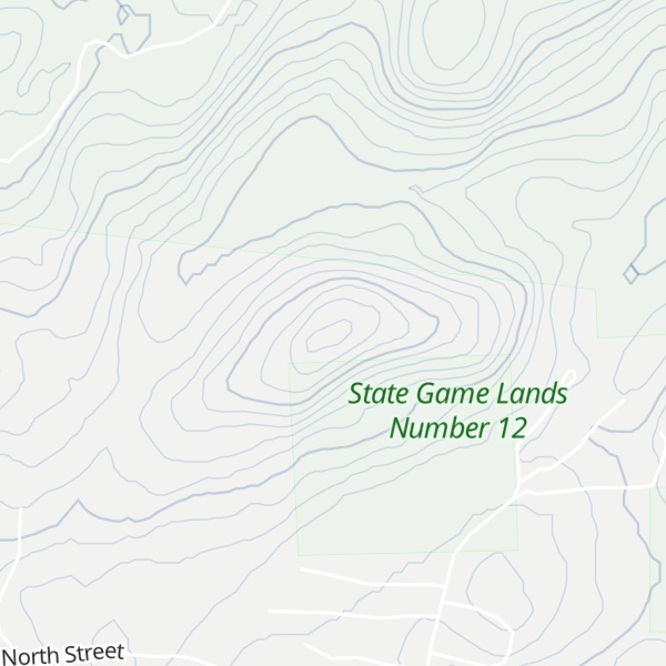 Map of Roundtop Mountain