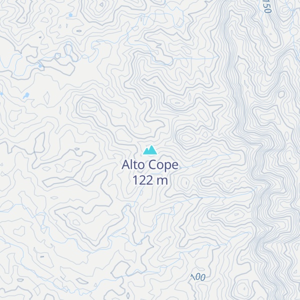 Map of Alto Cope