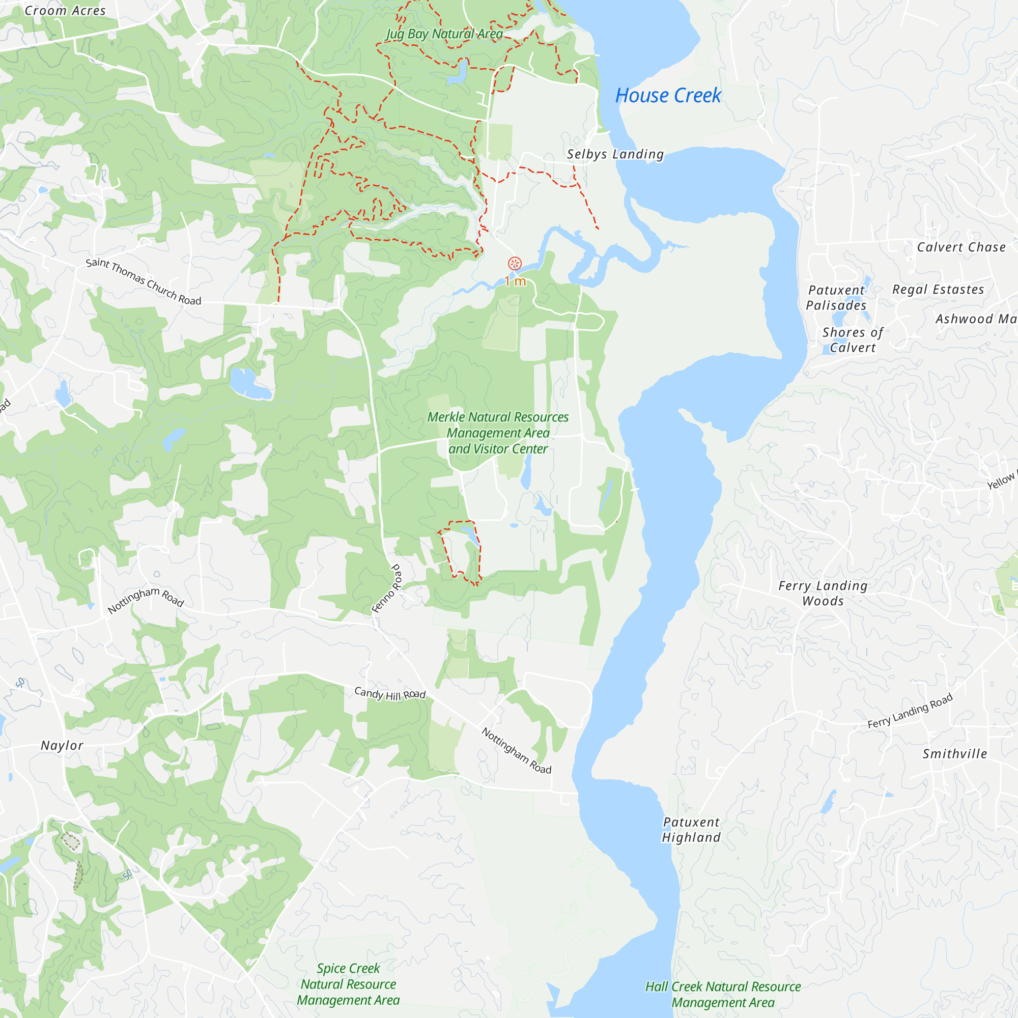 Frank Oslislo Visitor Center map