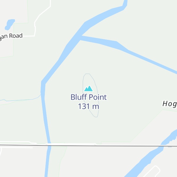 Map of Bluff Point