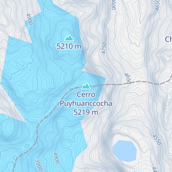 Map of Cerro Puyhuanccocha