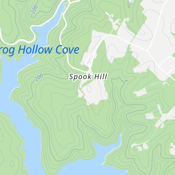 Map of Spook Hill