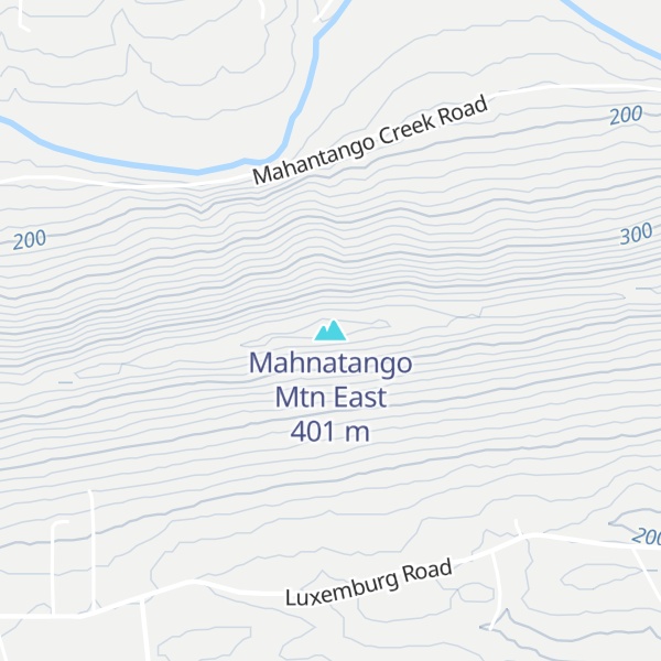 Map of Mahnatango Mtn East