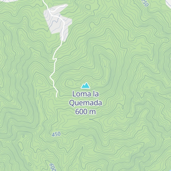Map of Loma la Quemada