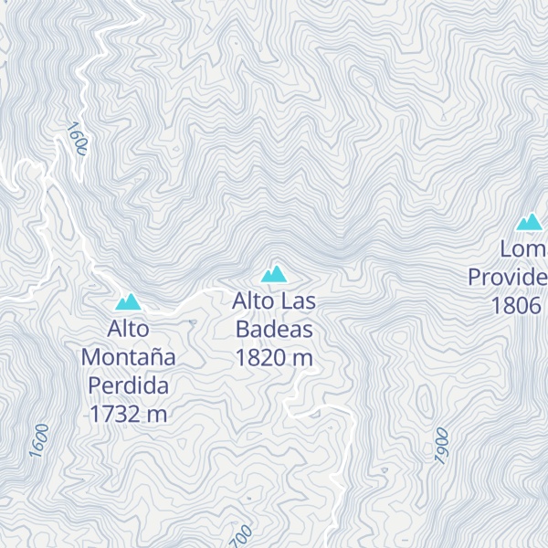 Map of Alto Las Badeas