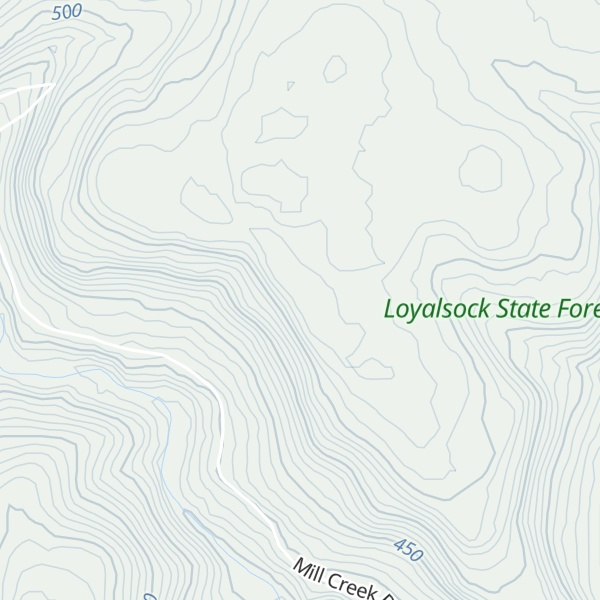 Map of Hogback Hill