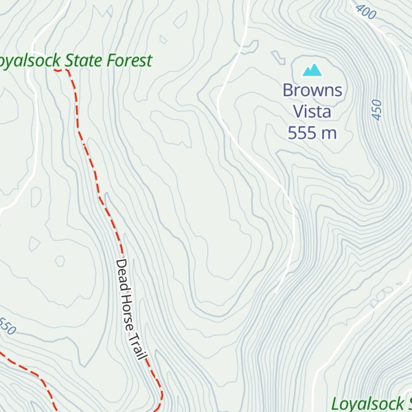 Map of Browns Ridge