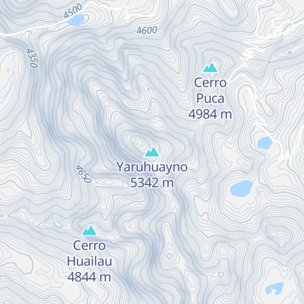 Map of Yaruhuayno