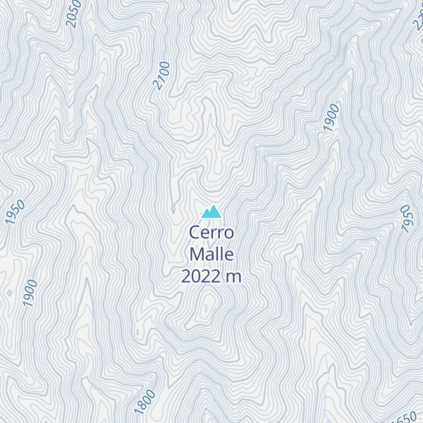 Map of Cerro Malle