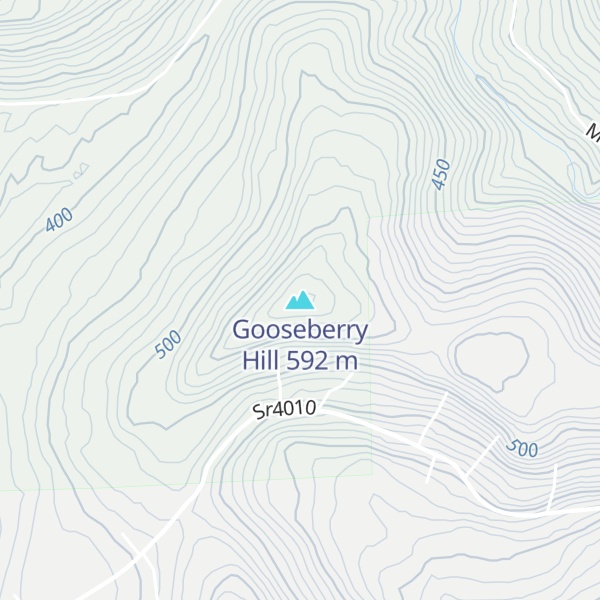 Map of Gooseberry Hill