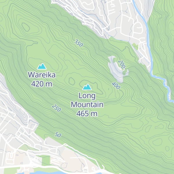 Map of Long Mountain