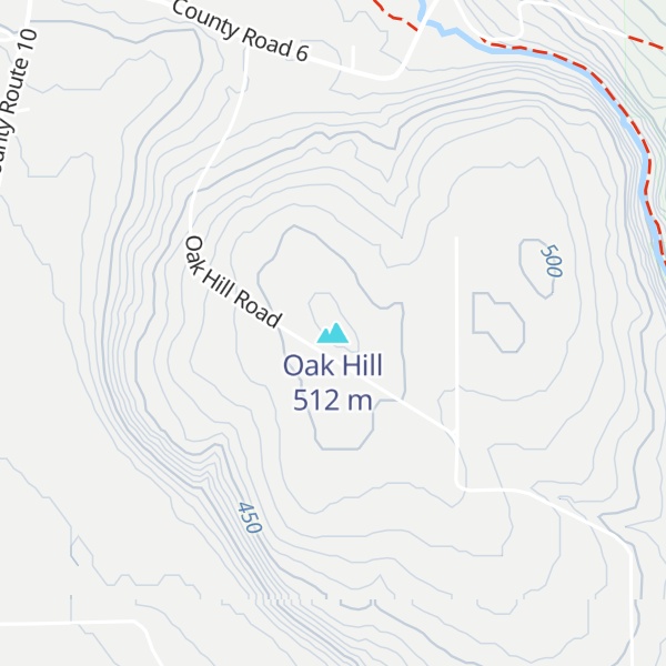 Map of Oak Hill