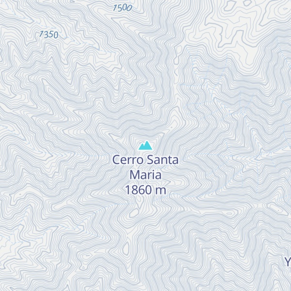 Map of Cerro Santa Maria