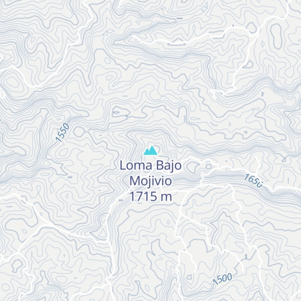 Map of Loma Bajo Mojivio