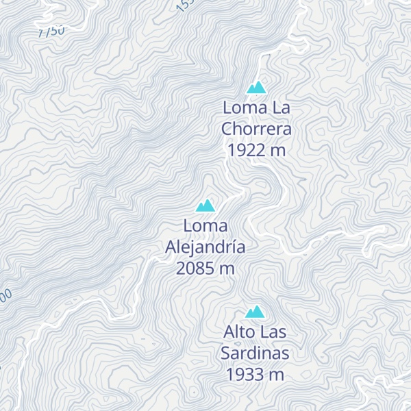 Map of Loma Alejandría