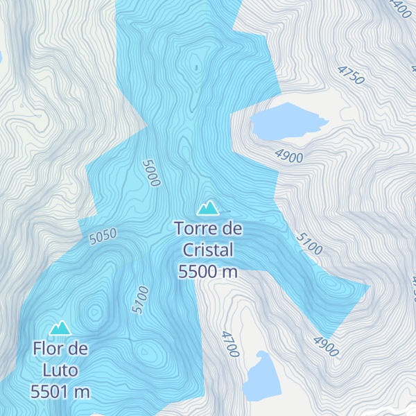 Map of Torre de Cristal