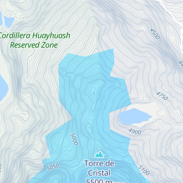 Map of Nevado Patrón
