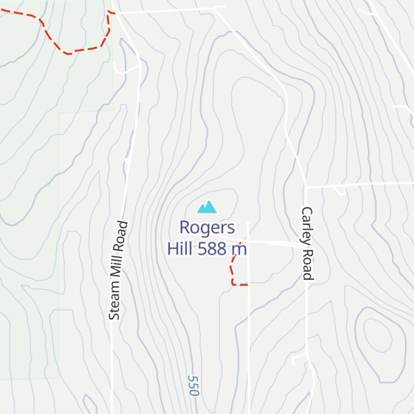 Map of Rogers Hill