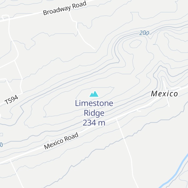 Map of Limestone Ridge