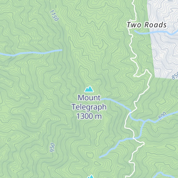 Map of Mount Telegraph