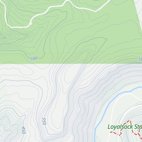 Map of Scalte Knob
