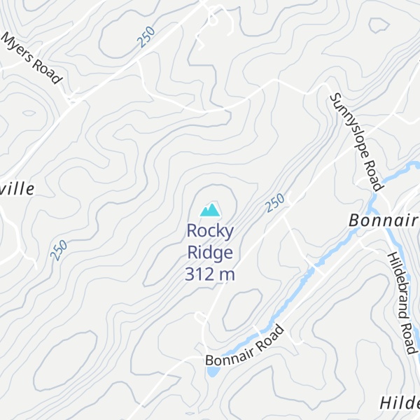 Map of Rocky Ridge