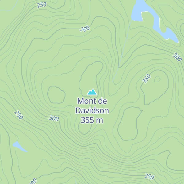 Map of Mont de Davidson