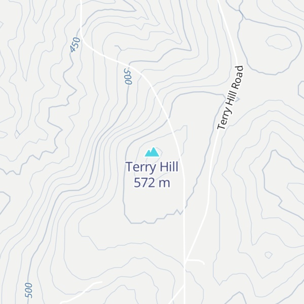 Map of Terry Hill