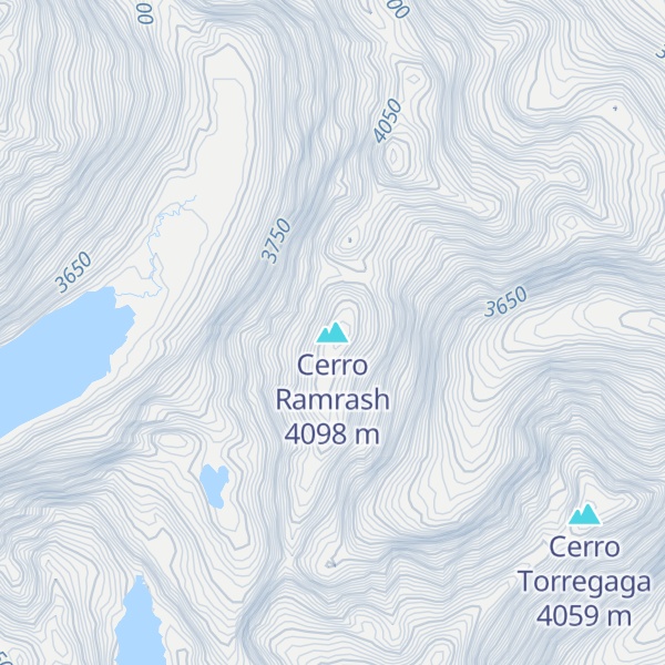 Map of Cerro Ramrash