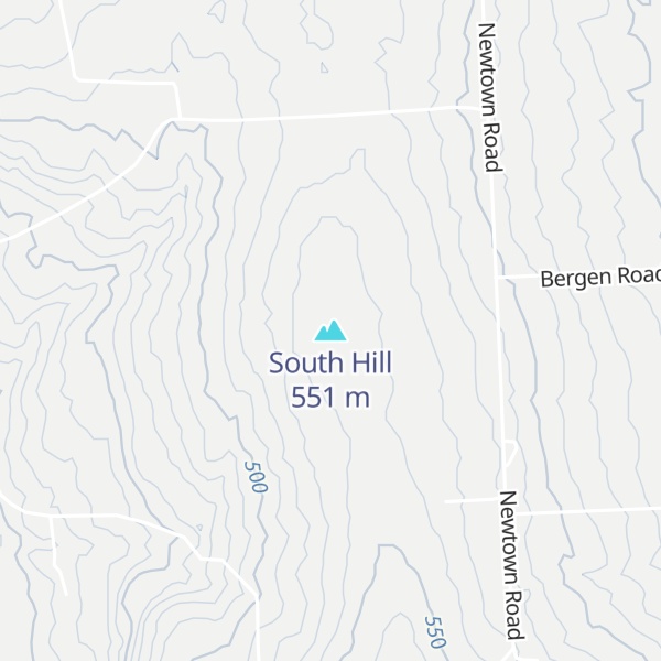 Map of South Hill