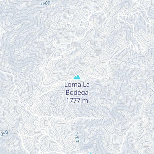 Map of Loma La Bodega