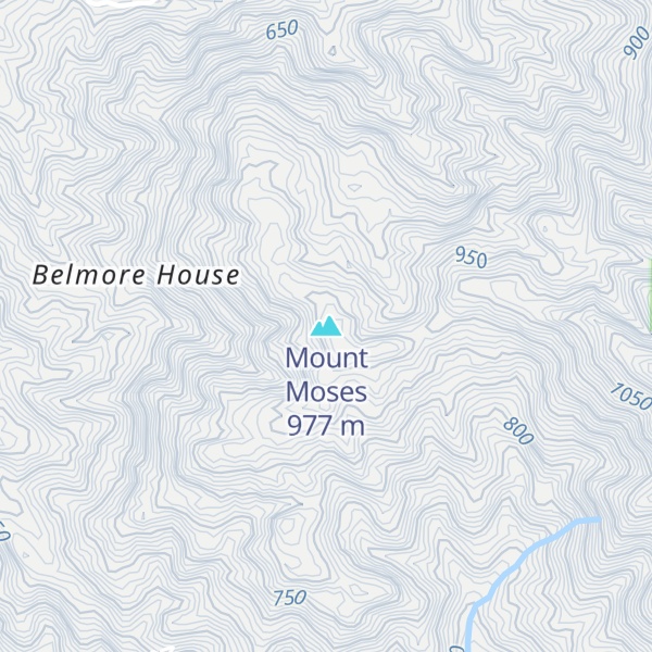 Map of Mount Moses