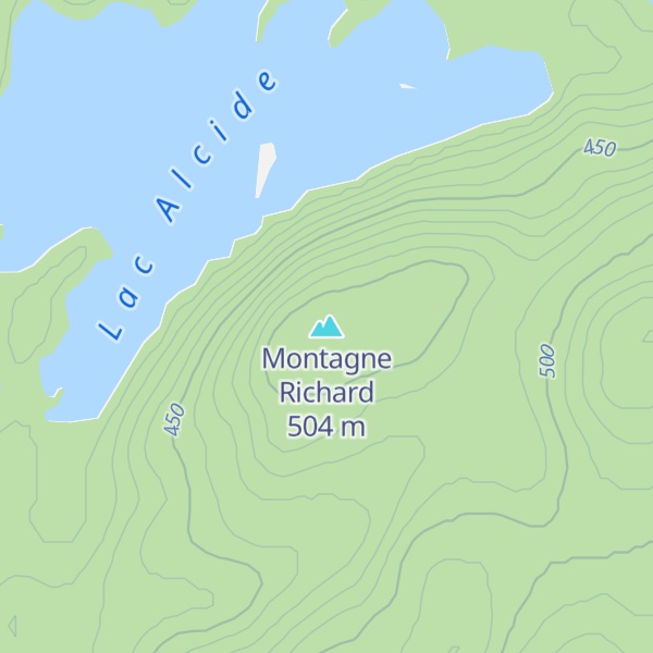 Map of Montagne Richard